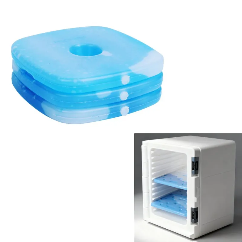 Reusable Hard Shell Ice Boxes / Bricks for low temperature transportation.