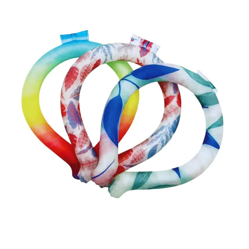 Printed colorful cooler neck ring, can be customizable.