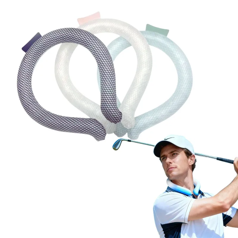 Cooling Neck Ring for Golf Fishing Hiking, Reusable Ice Neck Cooler for Outdoor Activities