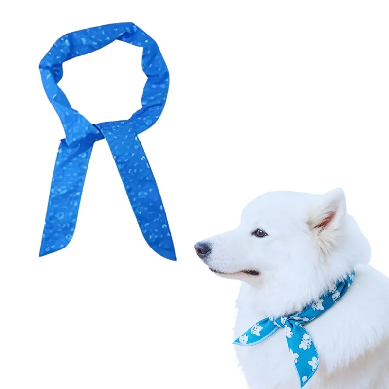 Reusable Instant Cooling Gear Ice Scarf for dog.