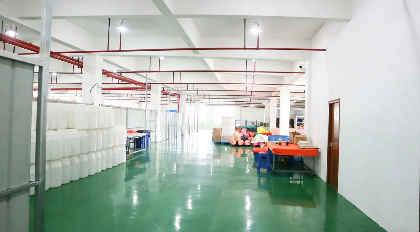 Factory warehouse showing the strong production and storage capacity of Multicares.