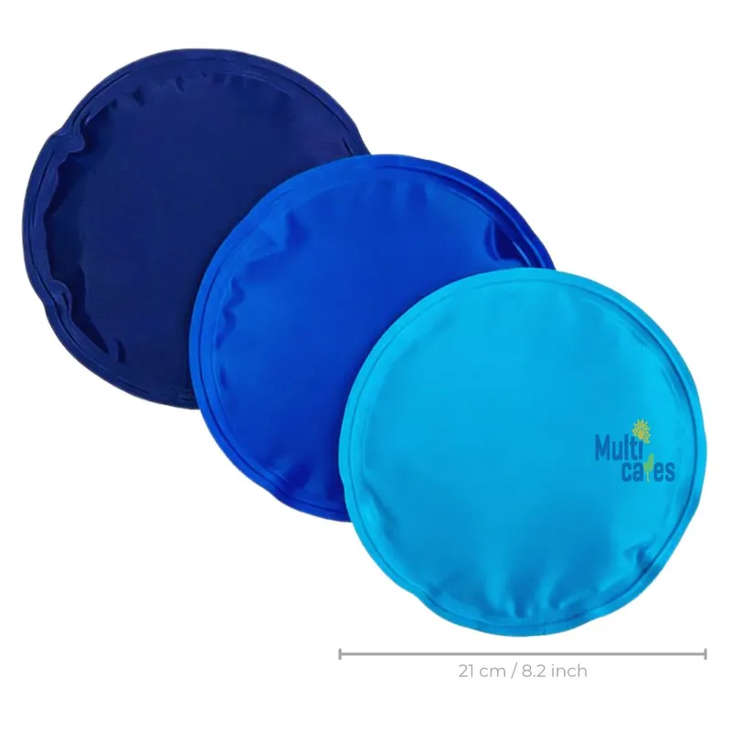 Custom Hot Cold Gel Pack in Round Shape