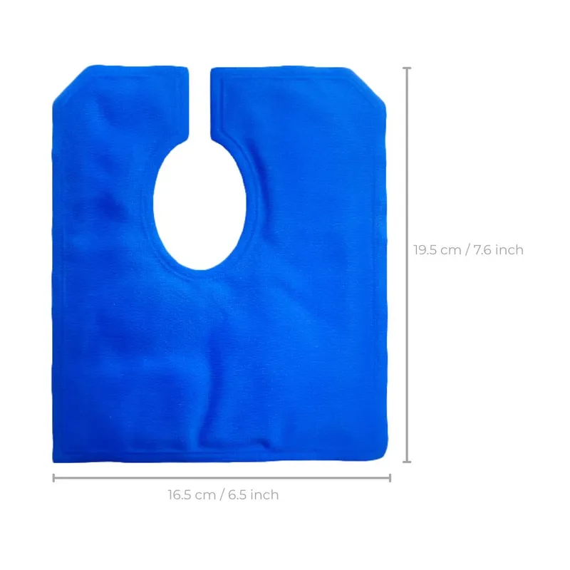Reusable hot cold gel pack for special shape customizable 