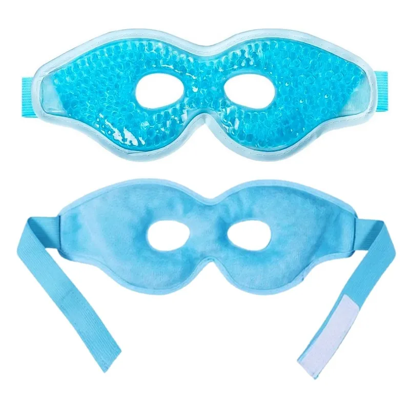 Factory Direct Adjustable Gel Bead Eye Mask with Secure Strap