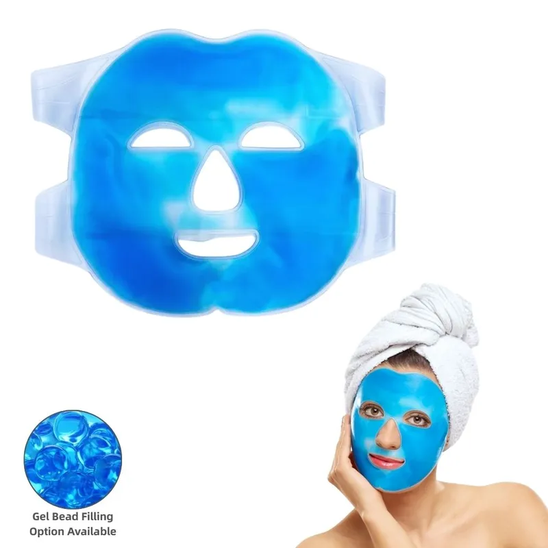 Wholesale Professional Gel Therapy Facial Mask with Secure Straps