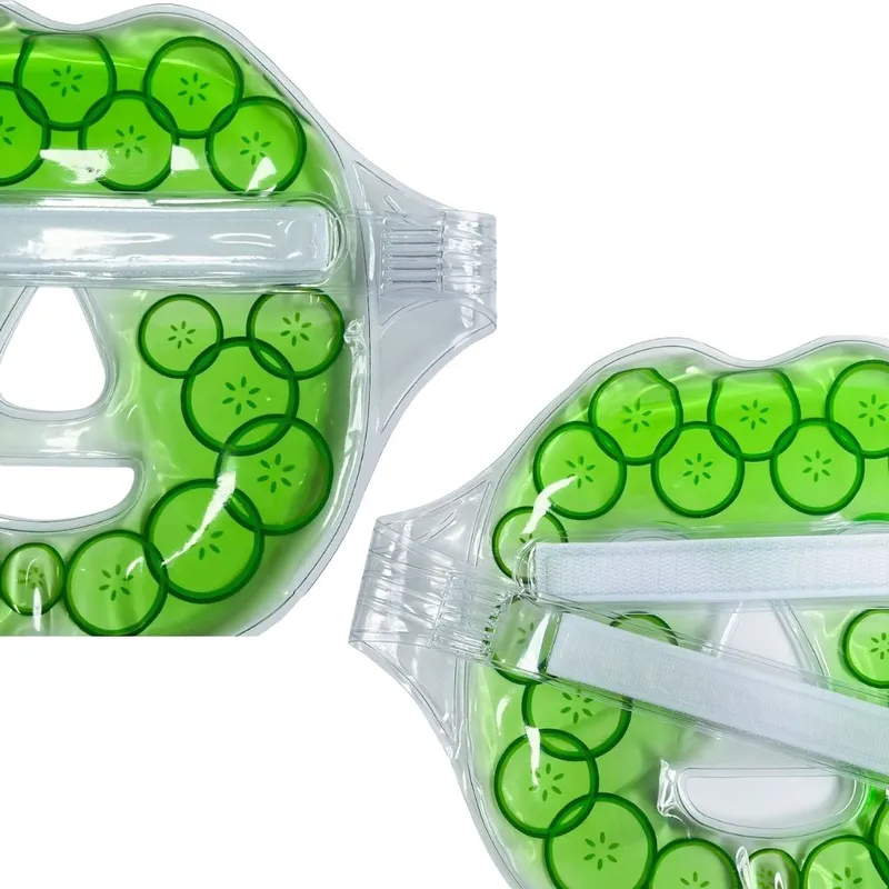 Custom cucumber gel mask for facial care