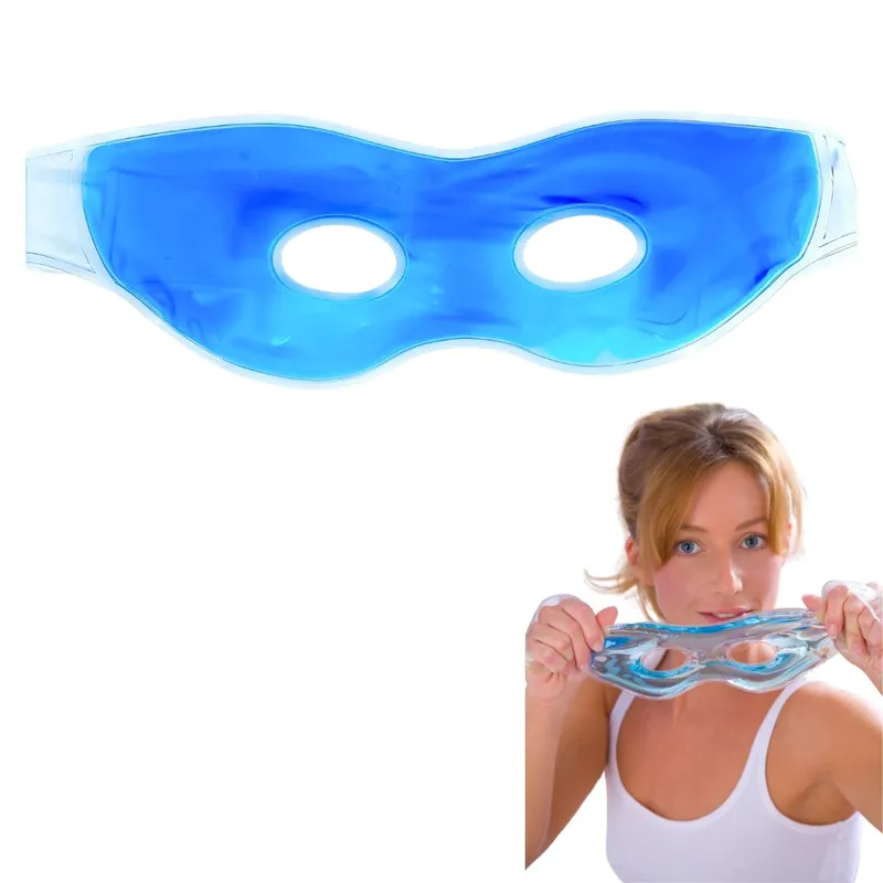 Reusable Open-eye Clear PVC Eye Mask with adjustable Strap