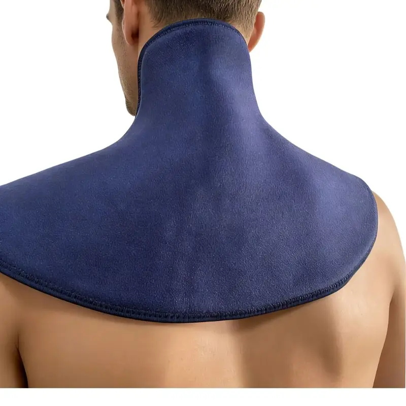Custom private label neck shoulder gel wrap manufactured by Multicares, professional OEM supplier for reusable therapy products.
