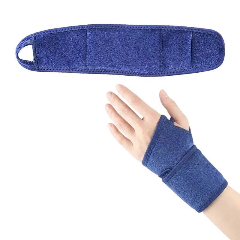 Adjustable wrist ice brace by Solid-Flex™ providing targeted cold therapy and support for tendonitis and wrist pain.
