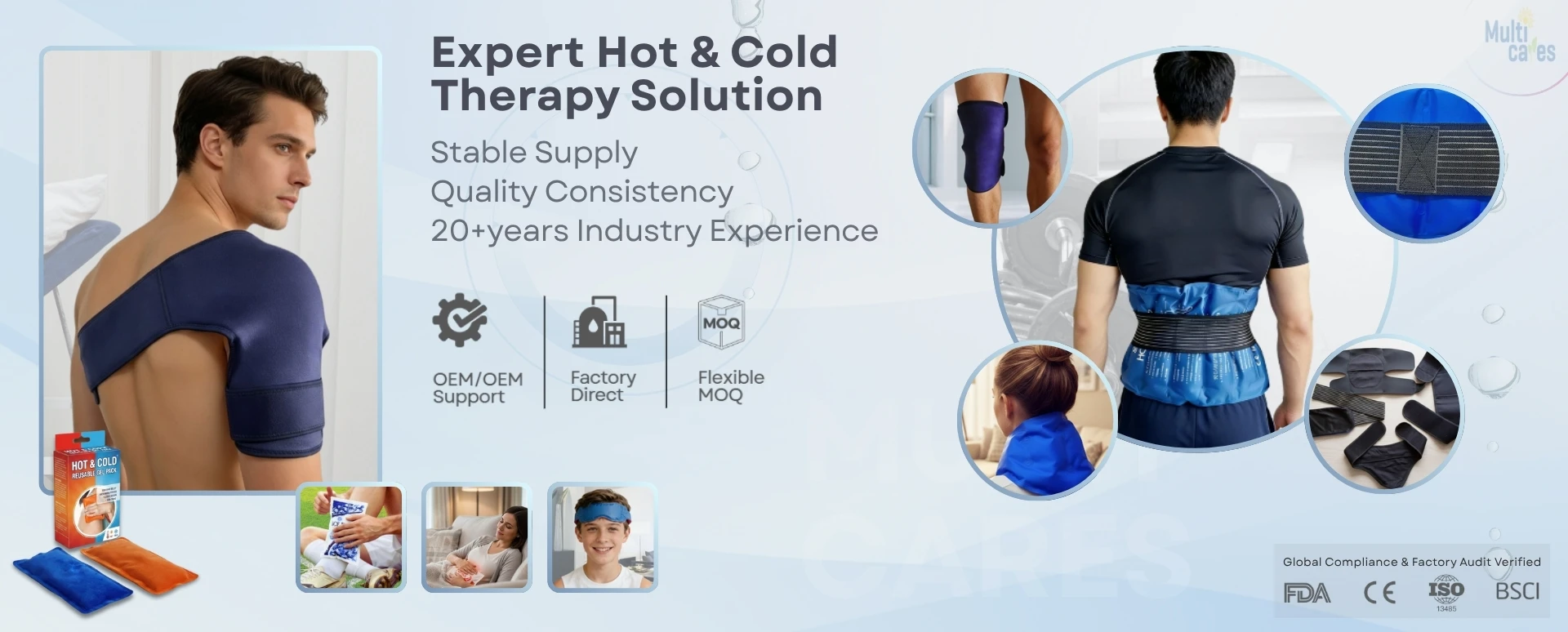 Expert hot and cold therapy solutions by Multicares